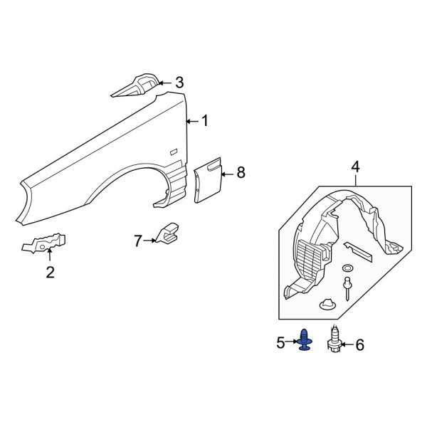 Fender Liner Grommet