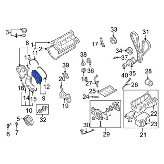 Kia OE - Left Upper Engine Timing Cover