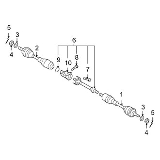 Kia OE - Front Suspension - Drive Axles