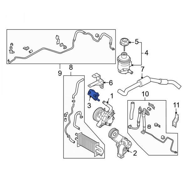 Power Steering Pump Bracket