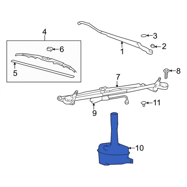 Washer Fluid Reservoir