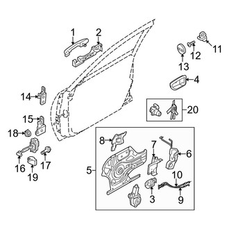 Kia OE - Front Door - Lock & Hardware
