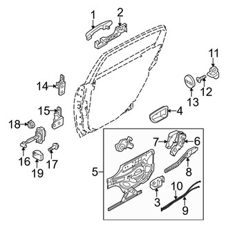 Kia OE - Rear Door - Lock & Hardware