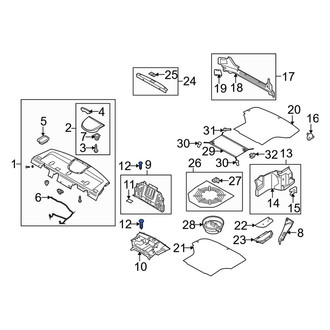 Kia OE - Partition Panel Screw