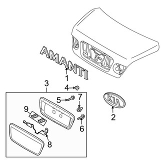 Kia OE - Trunk Lid - Exterior Trim