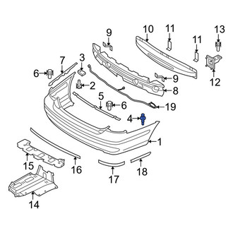 Kia OE - Fuel Filler Housing Clip