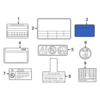 Kia OE - A/C System Information Label