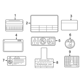 Kia OE - Information Labels - Labels