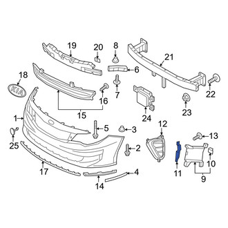 Kia OE - Front Left Grille