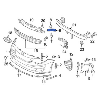 Kia OE - Front Left Bumper Cover Bracket