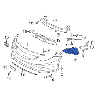 Kia OE - Front Left Fog Light Trim