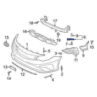 Kia OE - Front Right Bumper Cover Bracket