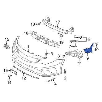 Kia OE - Front Left Brake Air Duct