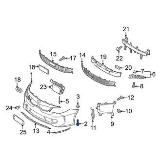Kia OE - Bumper Cover Screw