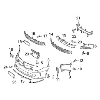 Kia OE - Front Bumper & Grille - Bumper & Components (Hybrid EX / Hybrid Premium / Plug-In Hybrid EX)