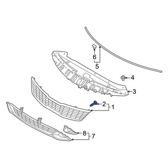 Kia OE - Upper Grille Screw