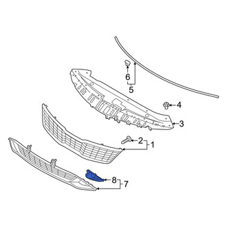 Kia OE - Front Left Fog Light Trim