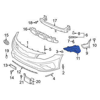 Kia OE - Front Right Fog Light Trim