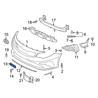 Kia OE - Front License Plate Bracket