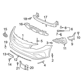 Kia OE - Front Bumper & Grille - Bumper & Components (Hybrid EX / Plug-In Hybrid EX)