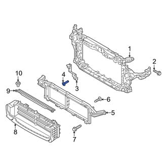 Kia OE - Bumper Cover Support Rail Screw