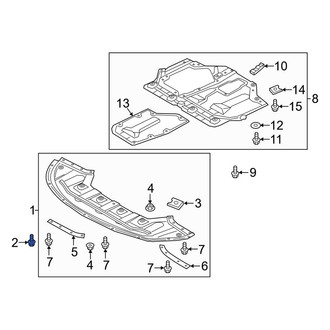 Kia OE - Radiator Support Air Duct Screw