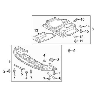 Kia OE - Radiator Support - Under Cover & Splash Shields