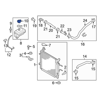 Kia OE - Engine Coolant Reservoir Cap