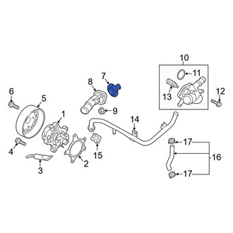 Kia OE - Engine Coolant Thermostat