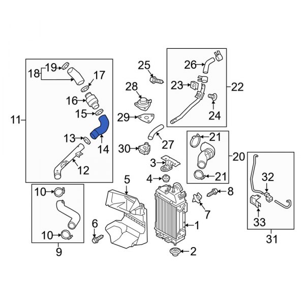 Intercooler Hose