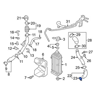Kia OE - Intercooler Pipe Clamp