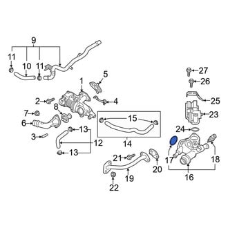 Kia OE - HVAC Heater Control Valve O-Ring