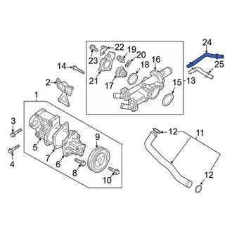 Kia OE - Lower Radiator Coolant Hose