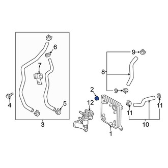 Kia OE - Automatic Transmission Oil Cooler Nut