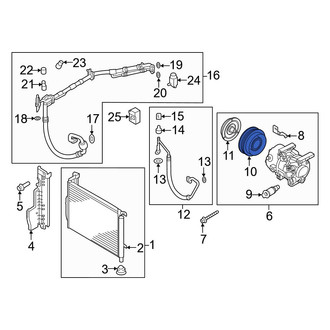 Kia OE - A/C Compressor Clutch Pulley