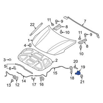 Kia OE - Hood Release Handle Bracket