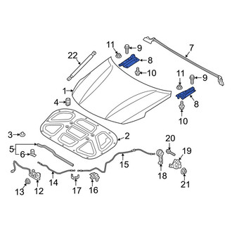 Kia OE - Front Left Hood Hinge
