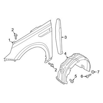 Kia OE - Fender & Components (EX / LX / LX 1.6T / SX / SX Limited)