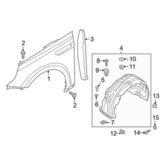 Kia OE - Fender & Components (Hybrid EX / Hybrid Premium)