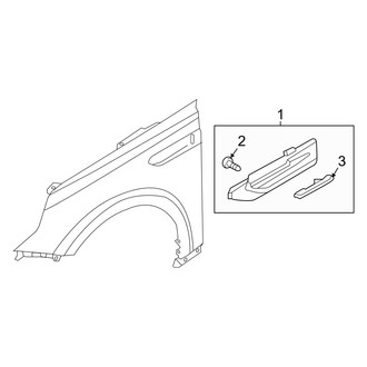 Kia OE - Fender - Exterior Trim (EX / LX / LX 1.6T)