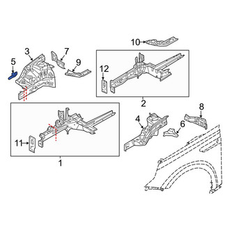Kia OE - Front Right Fender Apron Bracket