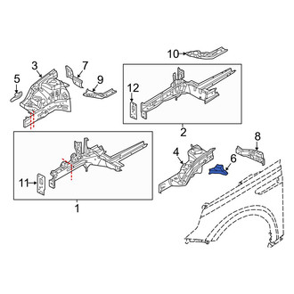 Kia OE - Front Left Fender Apron Bracket