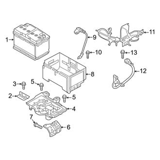 Kia OE - Electrical - Battery (Conventional), (EX / LX / LX 1.6T / SX / SX Limited)