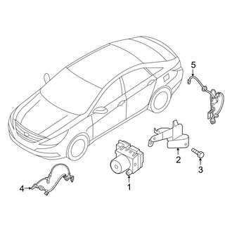 Kia OE - Electrical - ABS Components (EX / LX / LX 1.6T / SX / SX Limited)