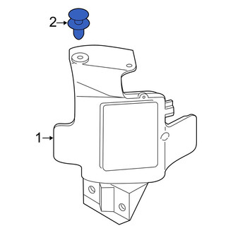Kia OE - Blind Spot Detection System Warning Sensor Clip