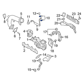 Kia OE - Turbocharger Oil Line Gasket