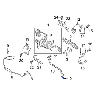 Kia OE - Turbocharger Oil Line O-Ring