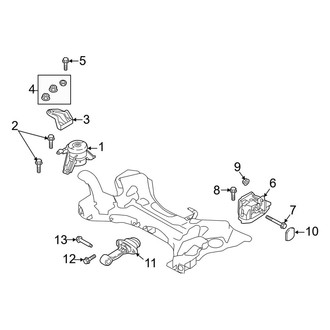 Kia OE - Engine / Transaxle - Engine & Transmission Mounting (FULL HYBRID EV-GAS (FHEV) / PLUG-IN HYBRID EV-GAS (PHEV))