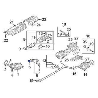 Kia OE - Front Exhaust Pipe Flange Gasket