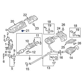 Kia OE - Bumper Splash Shield Nut